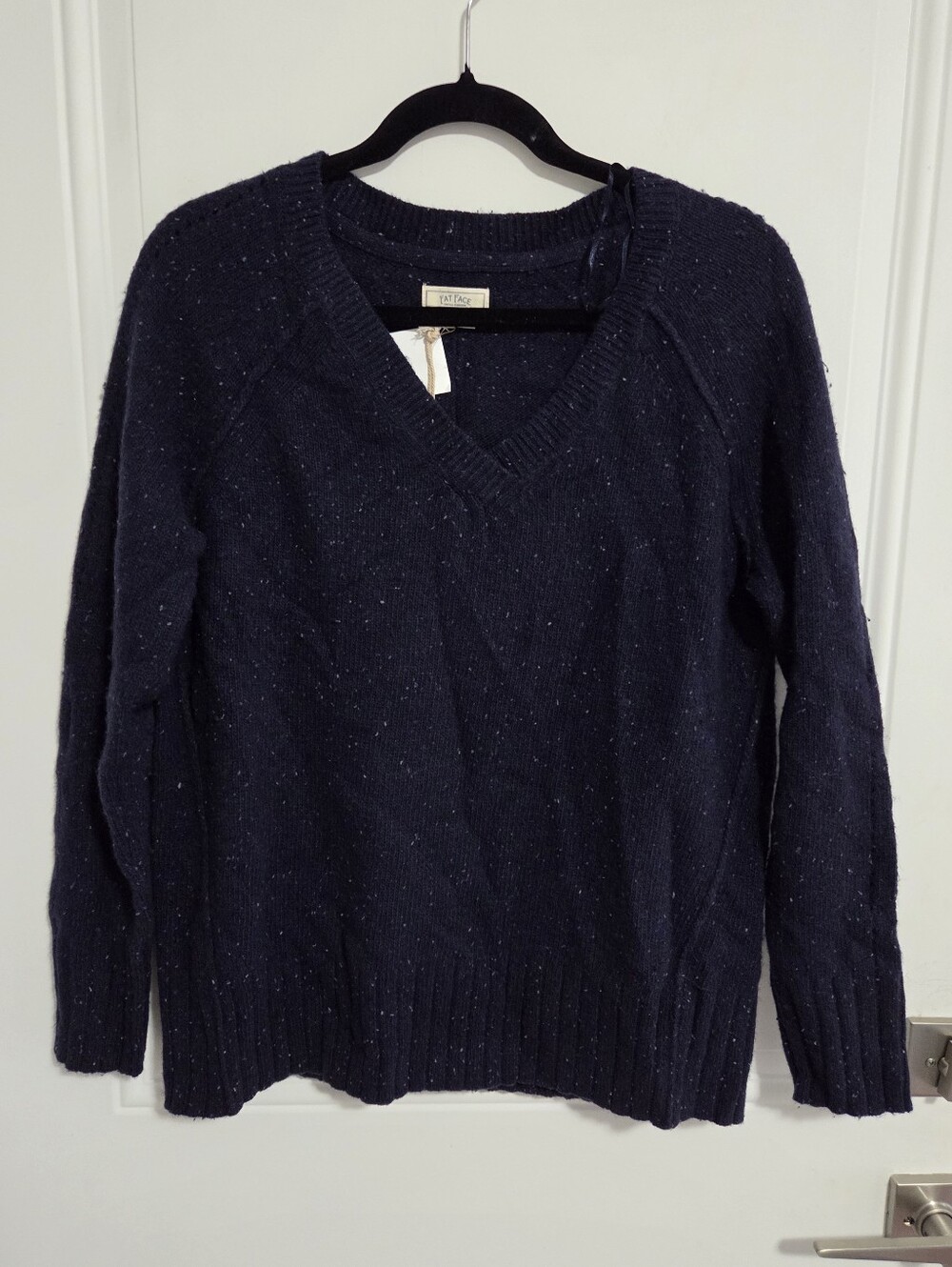 NWT - Fat Face Women's 80% Lambswool V Neck Sweater - US 8/M